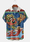 Men's Christmas Funny Graphic Short Sleeve Hawaiian Shirt